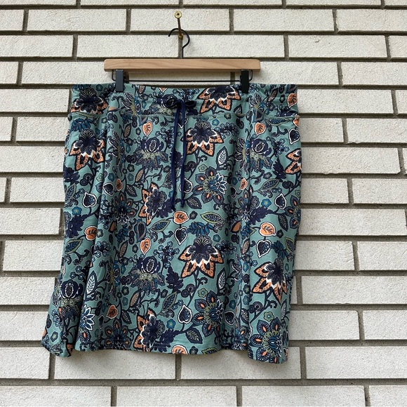 BlevonH Floral Athletic Skort 3XL Built-In Shorts Pockets Golf Tennis Hiking - Picture 1 of 11